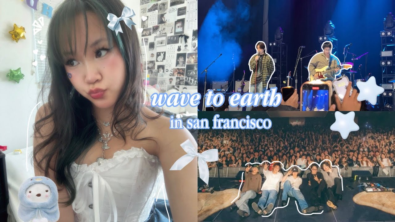WAVE TO EARTH 0.03 TOUR SAN FRANCISCO 🌊 PRYVT, GA floor, fan cams, concert vlog, concert experience