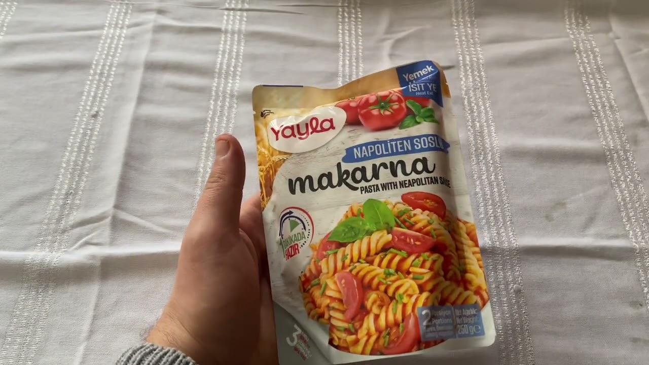 Yayla Napoliten Soslu Makarnayı Denedim! Yayla&rsquo;nın Ambalajlı Hazır Makarnası !