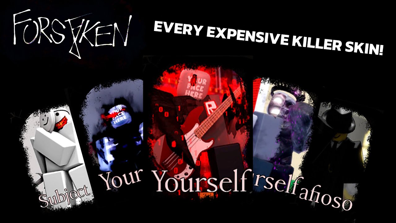 PLAYING EVERY EXPENSIVE KILLER SKIN GAMEPLAY! (July 2025) | Forsaken