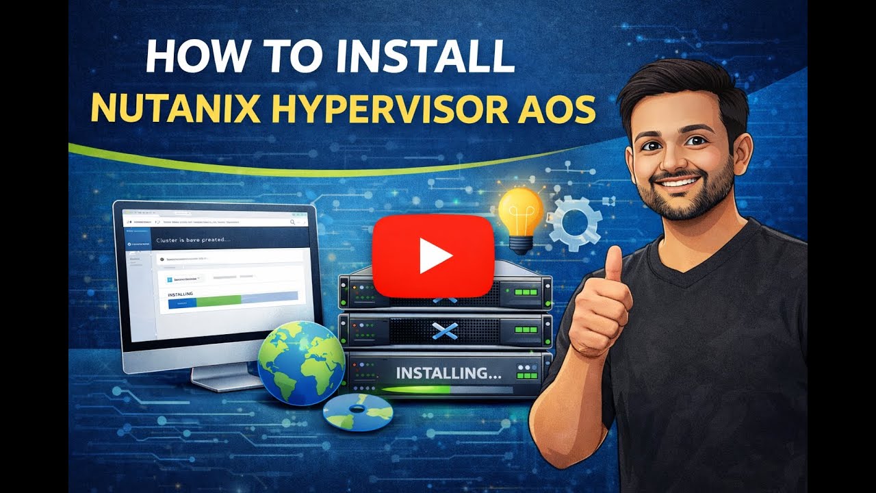 Nutanix AOS Installation Step by Step | Hindi | Beginner Tutorial