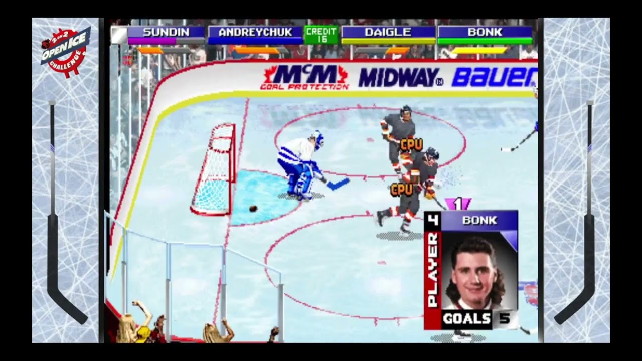 2 On 2 Open Ice Challenge (rev 1.2A) for Arcade/MAME