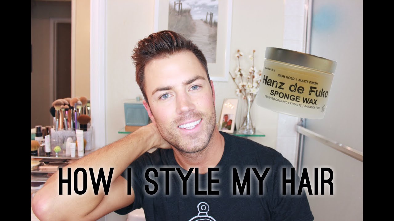 How I Style My Hair | Hanz de Fuko Sponge Wax review
