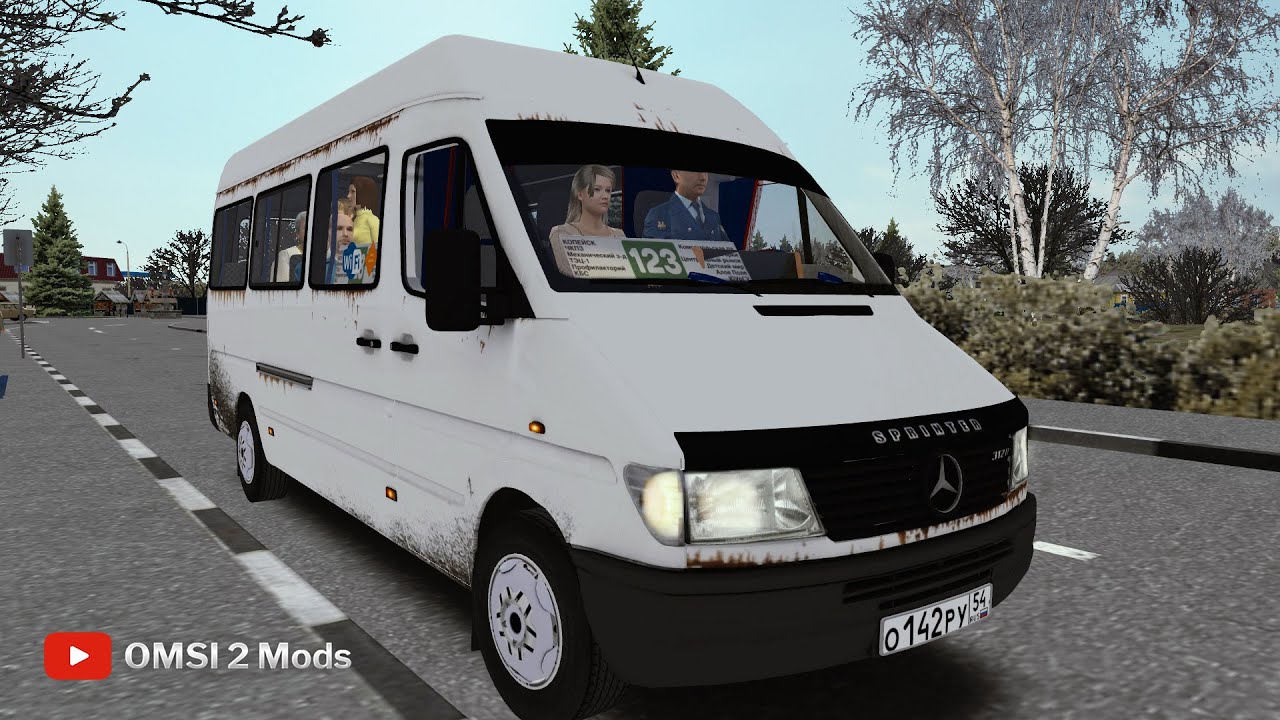 OMSI 2 – Mercedes Sprinter 312 Restyling / Big Village, Russian Drivers