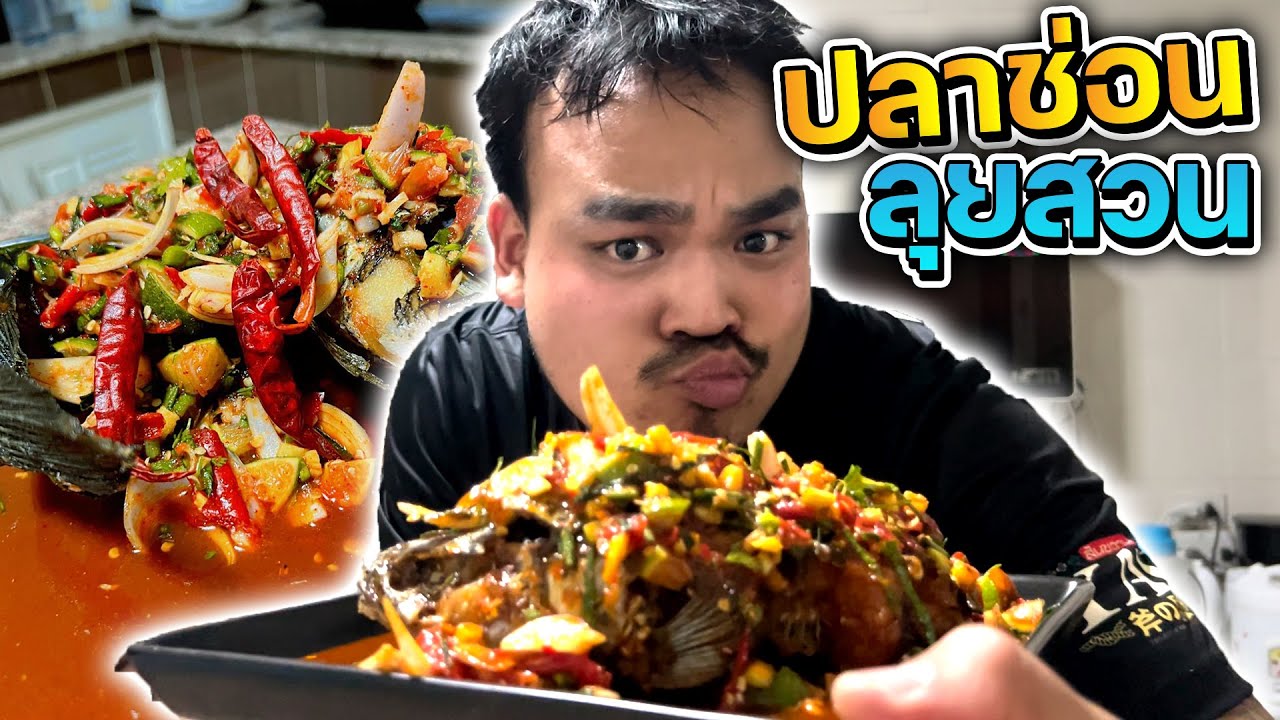 ตกปลาช่อนข้างทางมาทำลุยสวนอร่อยสุดๆ
