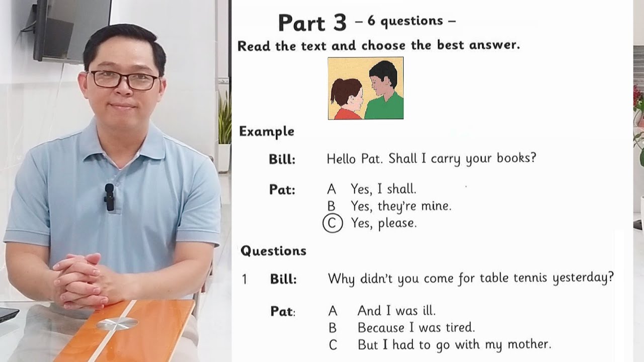 Movers 1 | Test 3 | Reading & Writing | Part 3