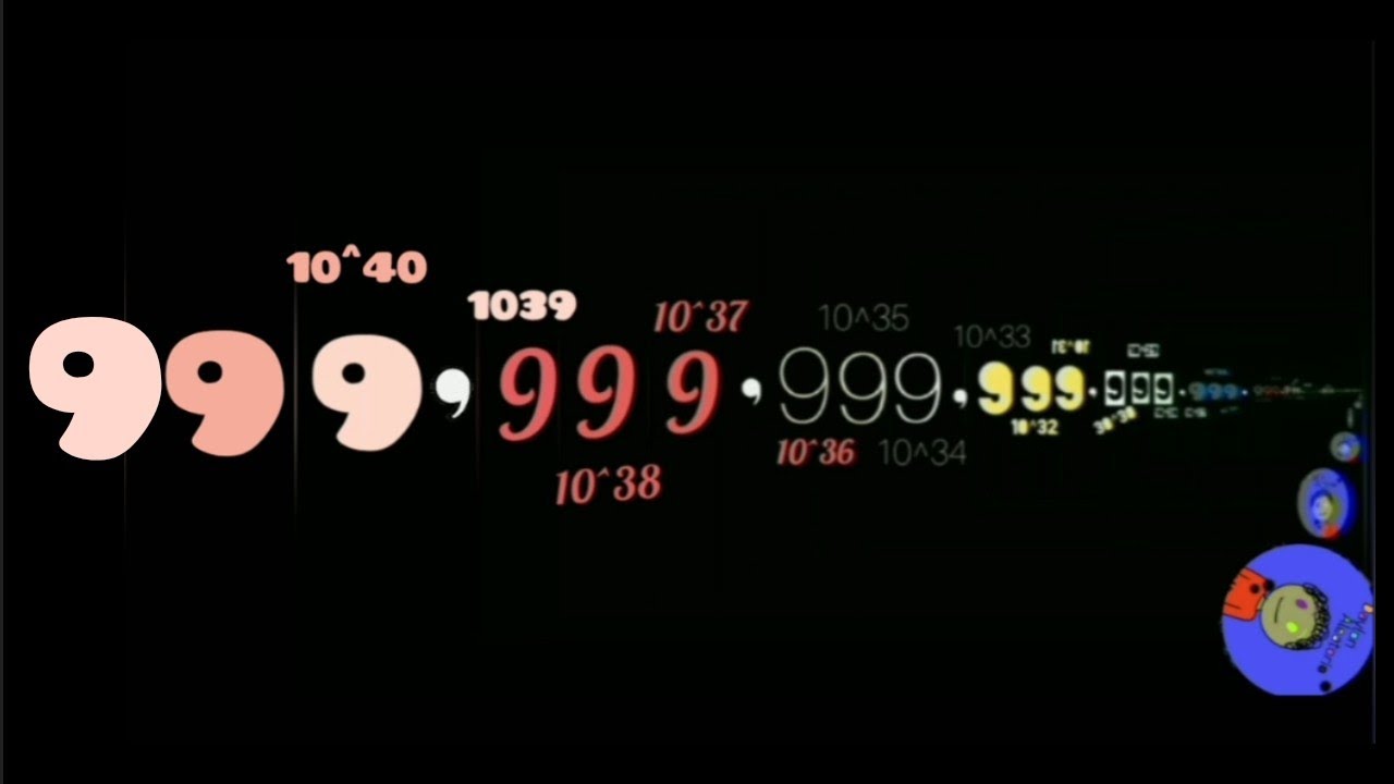 Numbers from 0 to.10^42 One Tredecillion
