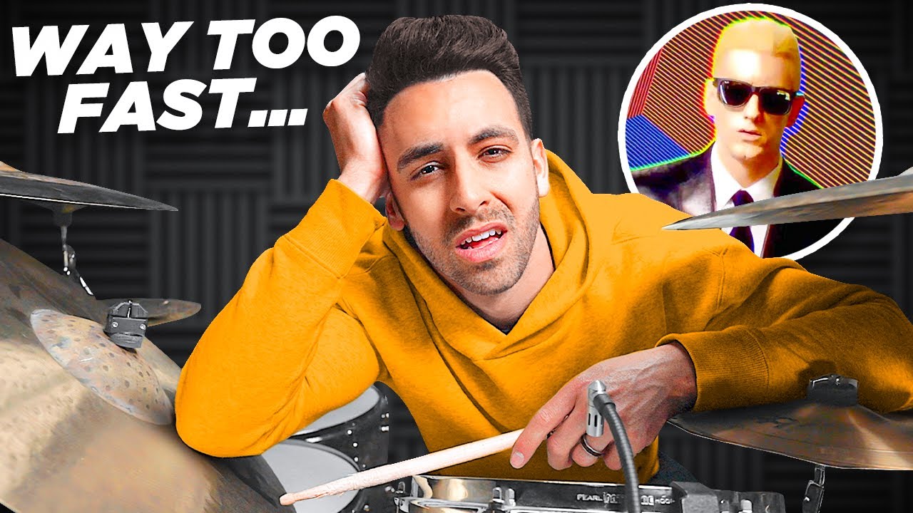 Rock Drummer Plays WORLD’S FASTEST RAP SONG! (ft. @mattmcguiredrums)