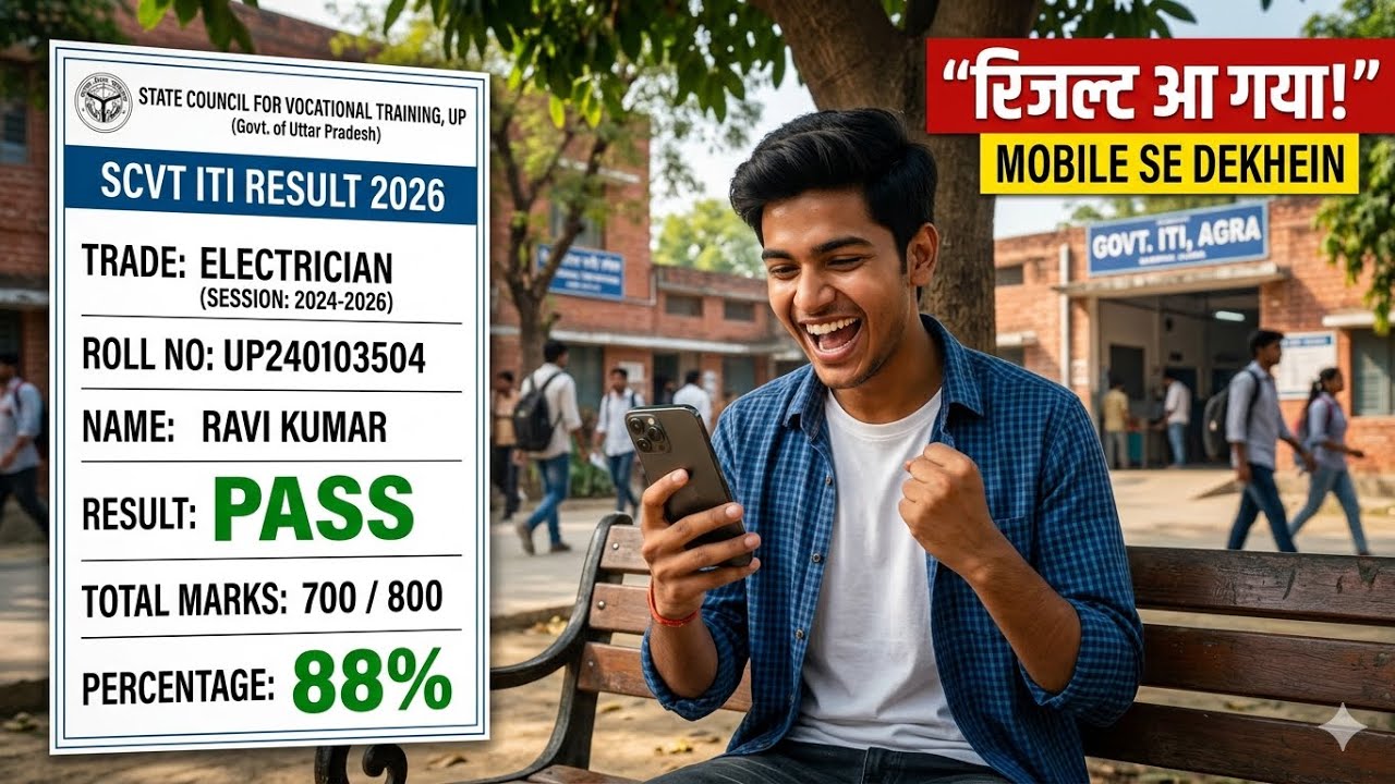 SCVT ITI Result 2026 कैसे देखें? 📲 | Step-by-Step Full Process (Hindi)