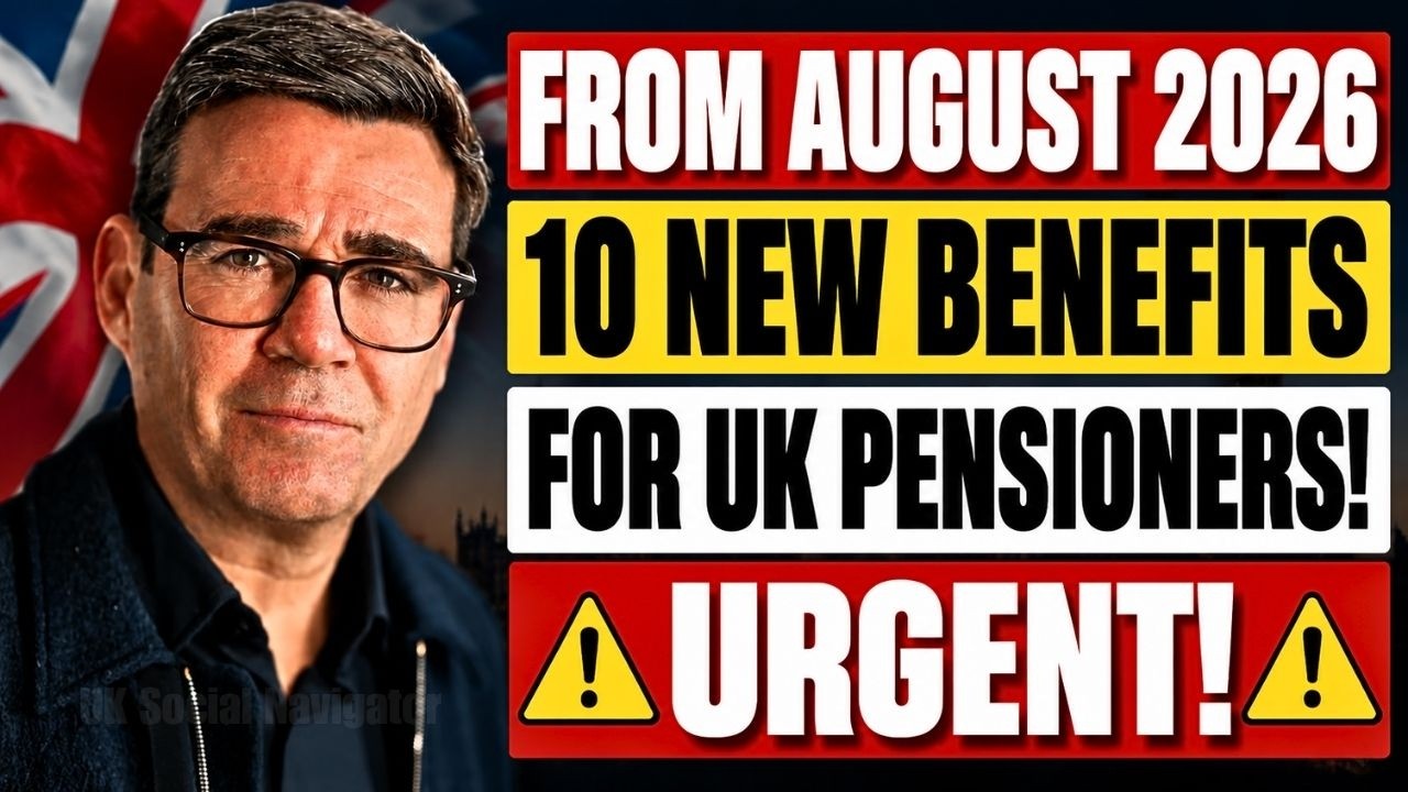 🔴 Breaking News: From August 2026 UK Pensioners Won&rsquo;t Have to Pay for These! 10 Benefits for Seniors