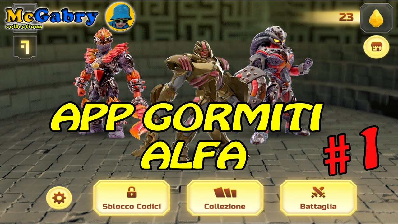 LA APP DEI GORMITI ALFA-SBLOCCHIAMO I GORMITI EVOLUZIONE ALFA- GIOCHI PREZIOSI PARTE 1