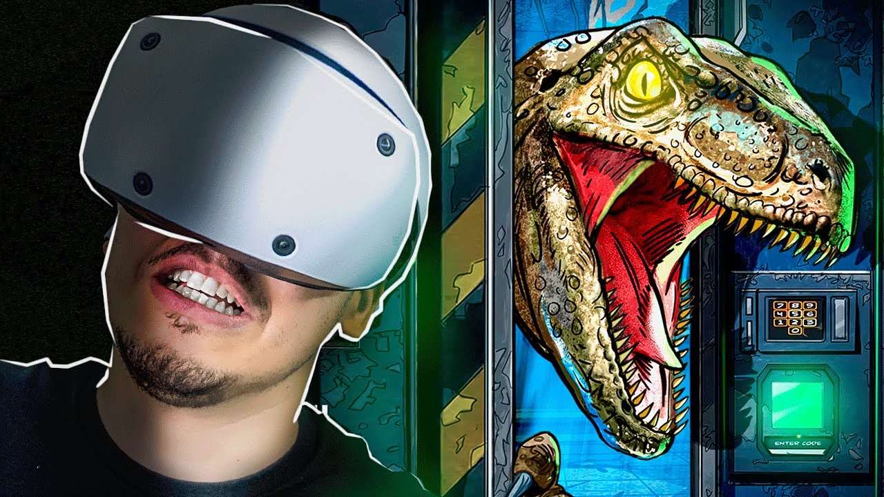 FUGI DE DINOSSAURO EM REALIDADE VIRTUAL - Jurassic World Aftermath