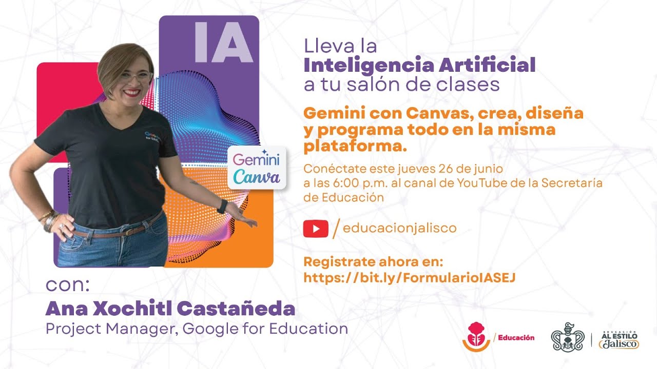 Lleva la Inteligencia Artificial a tu salón de clases: Gemini con canvas, crea diseña y programa.