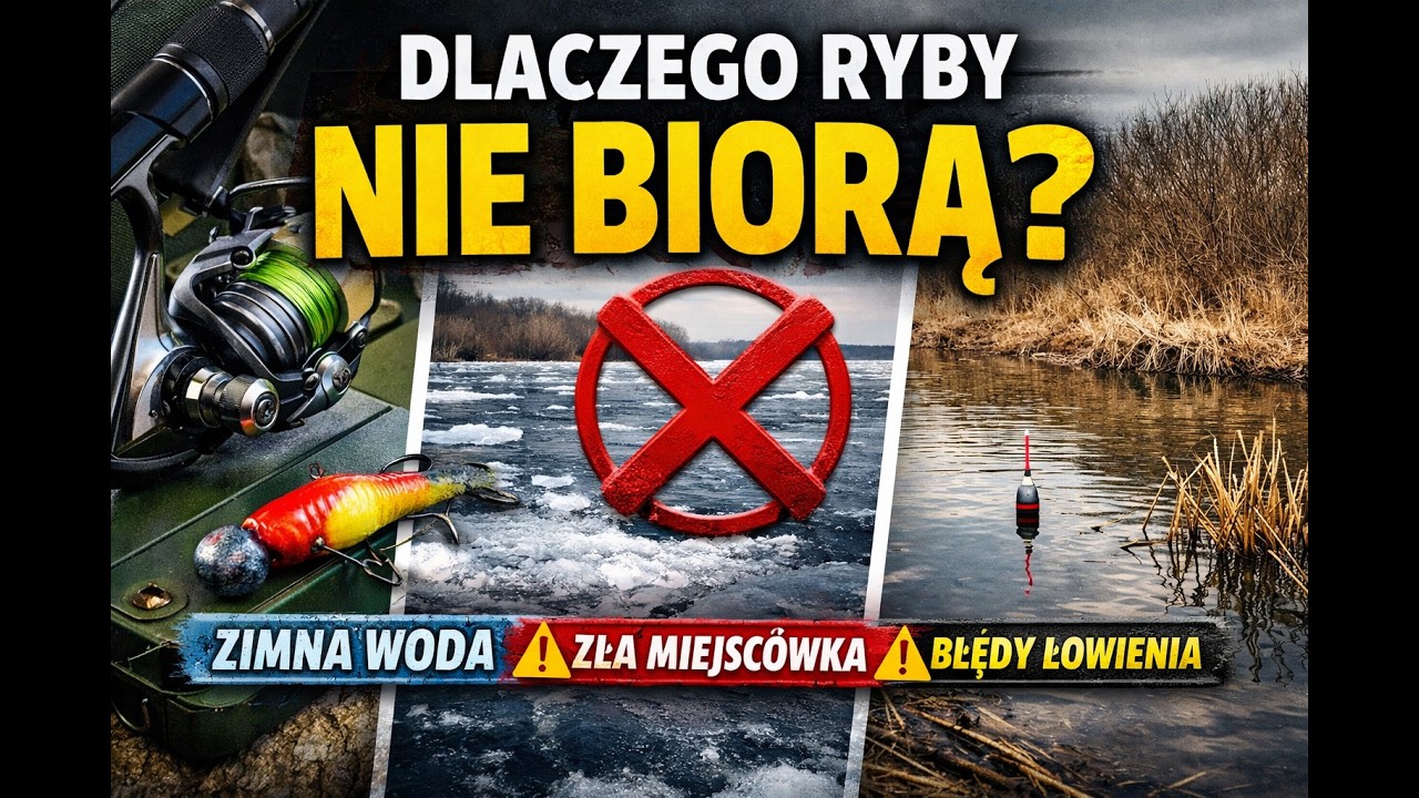 Dlaczego ryby nie biorą/ możliwe powody/wczesna wiosna