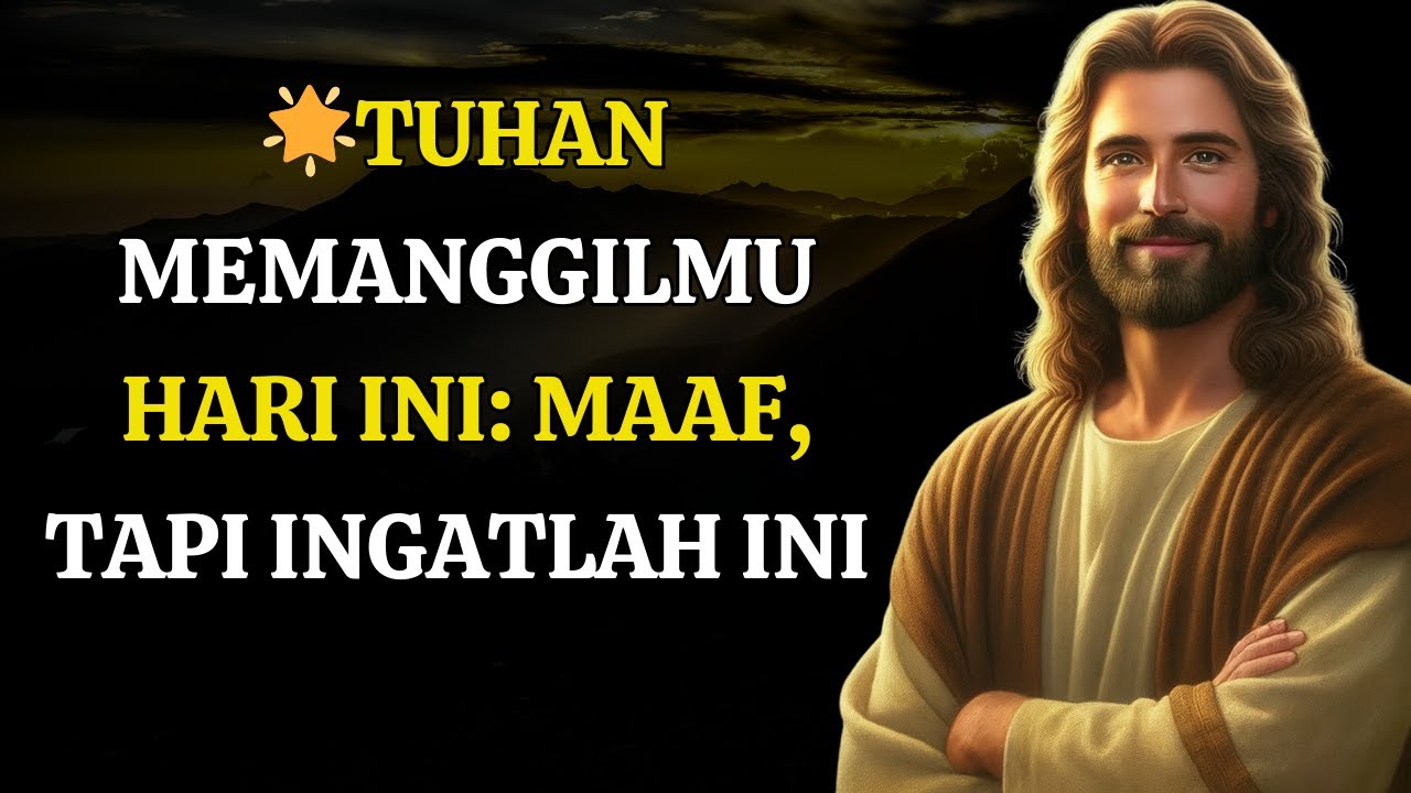 🌟“Hari Ini Tuhan Berkata: Maaf, Aku Harus Memberitahumu — Jangan Lupa Pesan Ini”