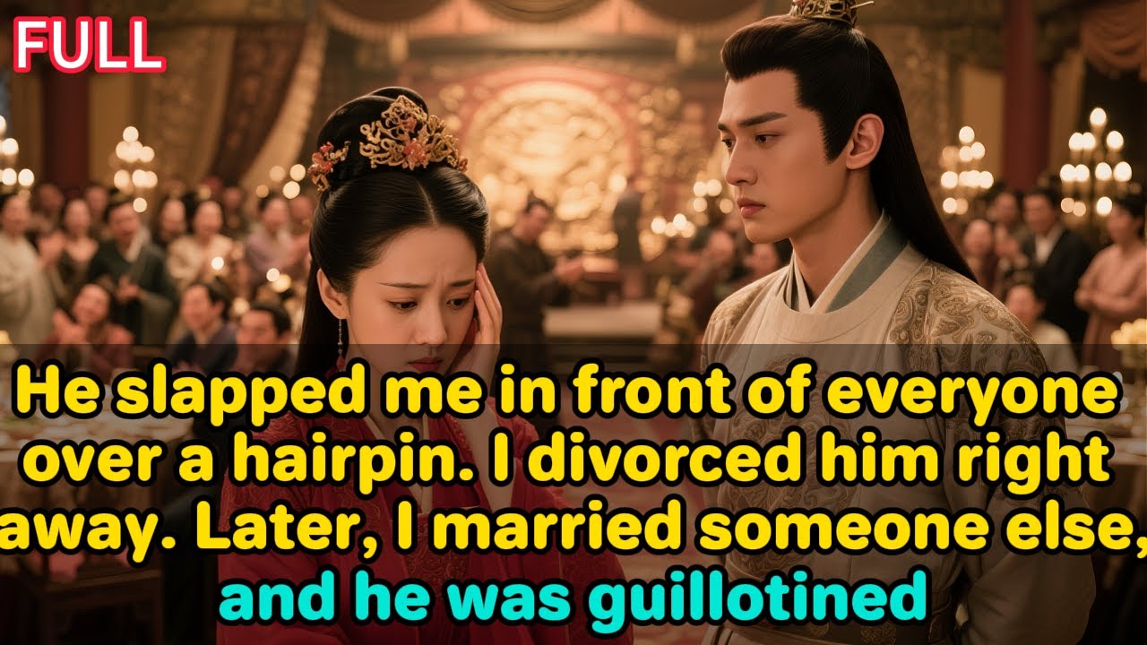 He slapped me in front of everyone over a hairpin. I divorced him. Later, I married someone else,and