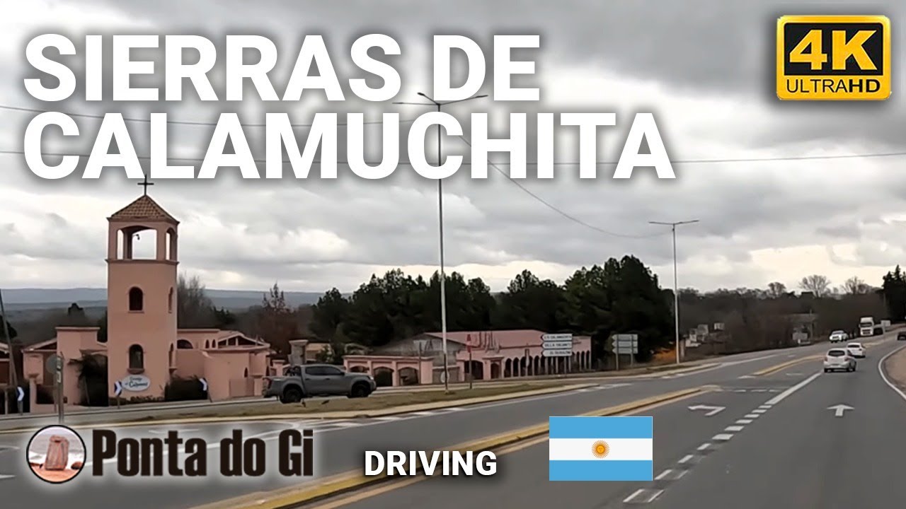 VILLA GENERAL BELGRANO desde SANTA ROSA de CALAMUCHITA #driving 2024 PROVINCIA de CORDOBA ARGENTINA