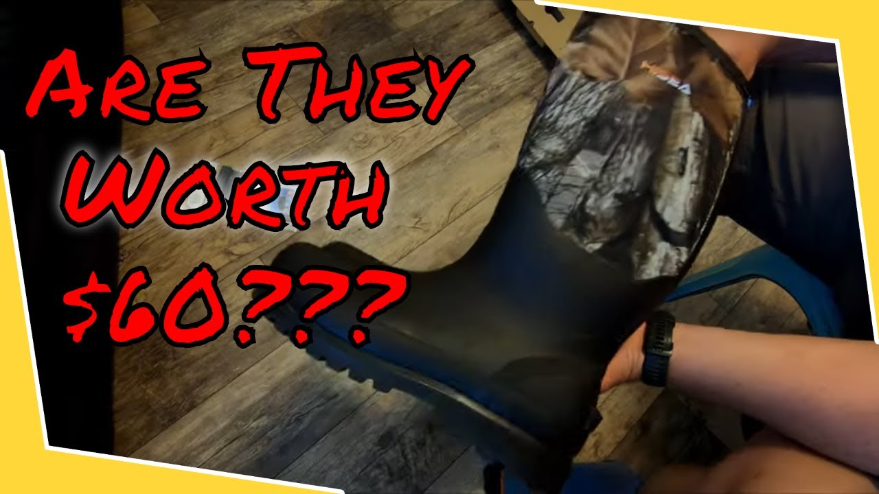 Hisea Men's Waterproof Neoprene/Rubber Work Boot Review - Killer Kern River Test