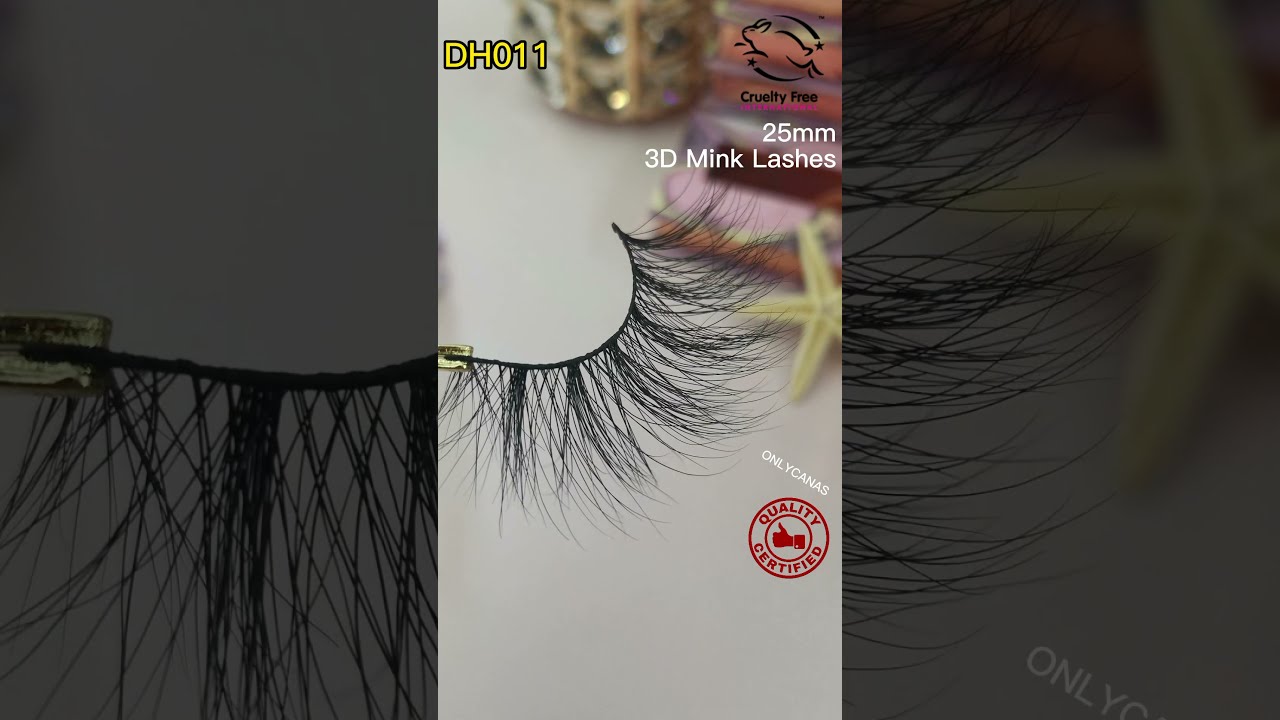 Best Selling US 25mm Mink Lashes Wholesale DH11 Cruelty Free Mink Lashes Eyelash Business Tips