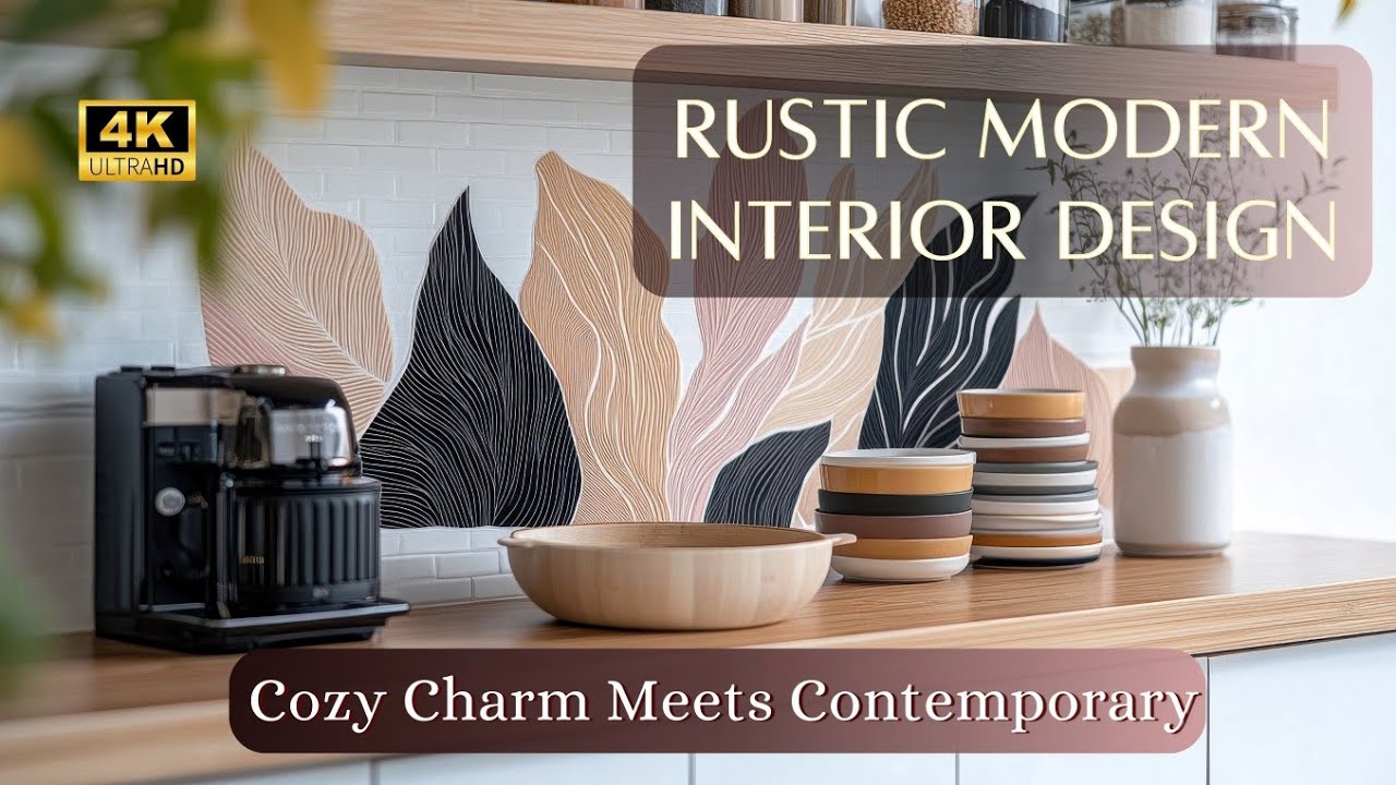 Modern Rustic Interior Design Ideas: How to Blend Cozy Charm with Contemporary Style