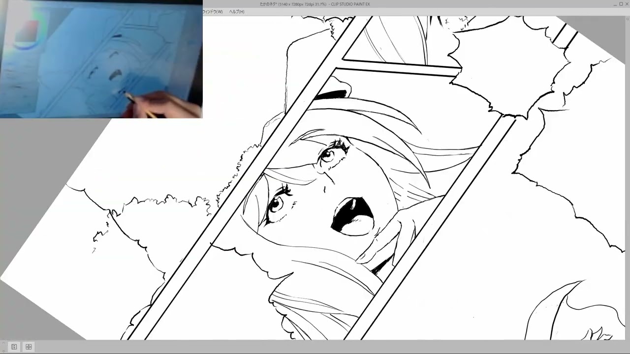 【描いてみた】興奮しすぎて卒倒する鷹野三四さん
