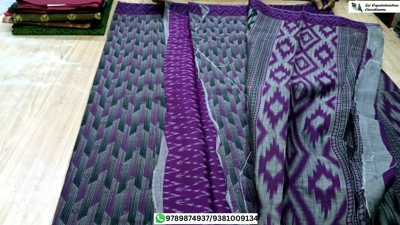 Muslin Cotton Sarees | Sri Gopalakrishna Handlooms | Muslin Cotton Sarees