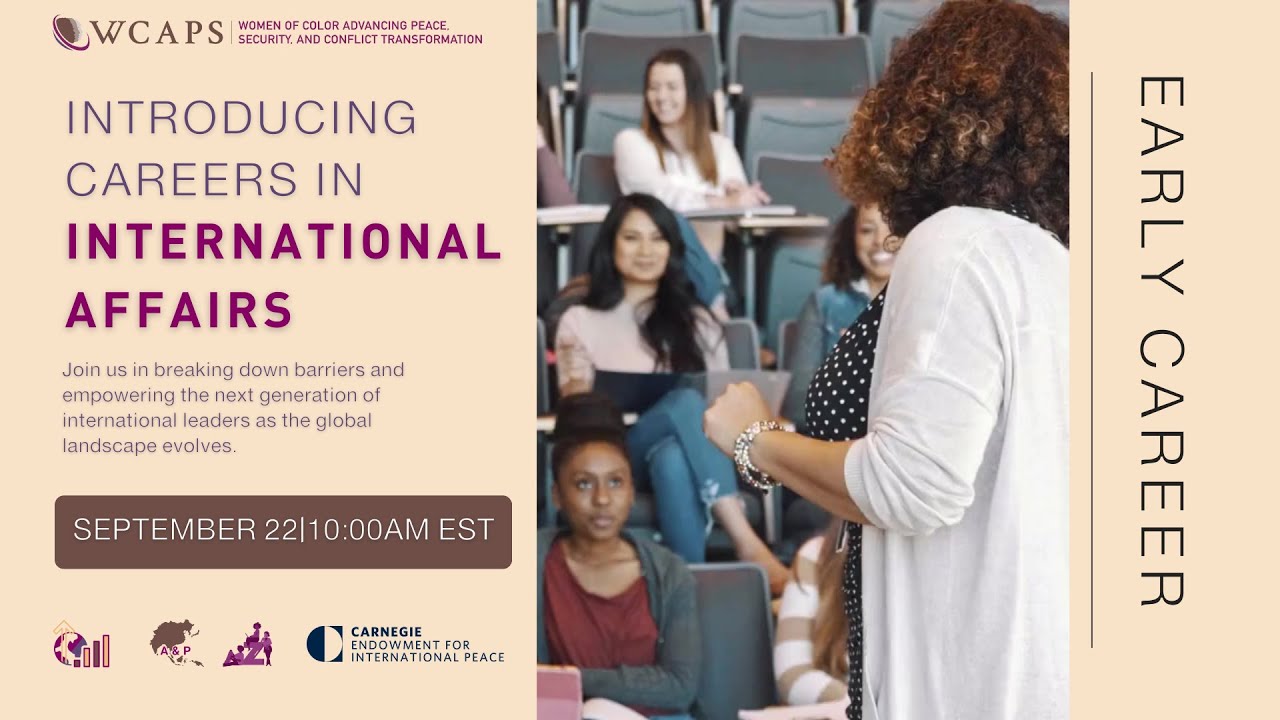 Introducing Careers in International Affairs