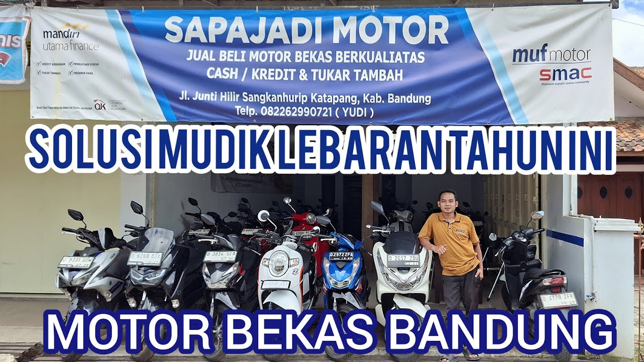 Update harga & stock Motor bekas Bandung untuk shobat mokas semua yang mau mudik Lebaran Tahun ini😮