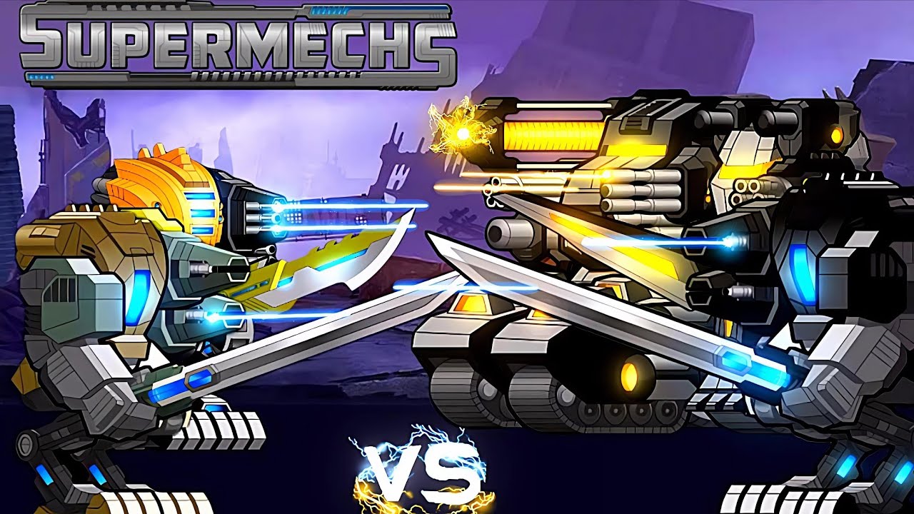 EXTERMINATOR Vs ALL BOSSES!✊🤖 [Super Mechs] ⚔️