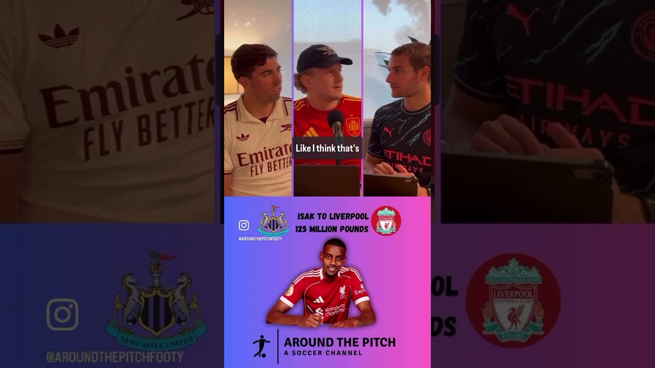 Is Isak worth a record breaking transfer fee?  #podcast #premierleague #soccer #liverpool #football