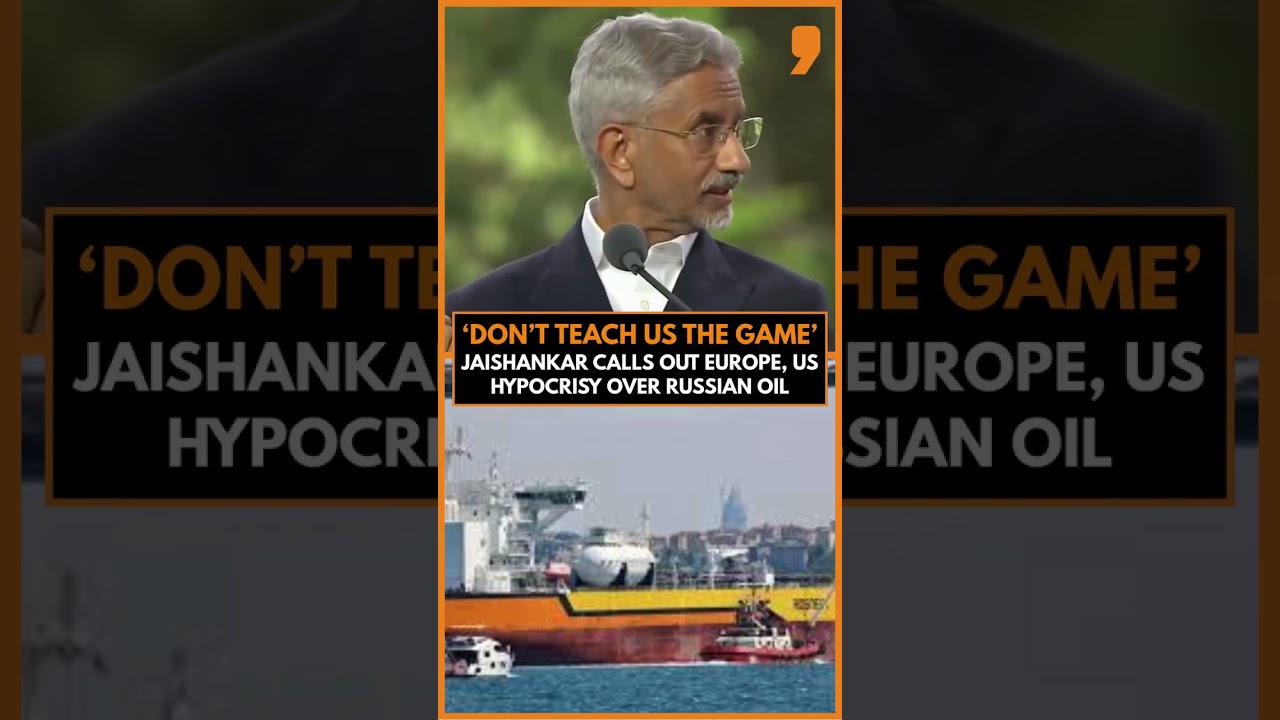 Jaishankar Defends Russian Oil Purchases, Slams Western Double Standards
