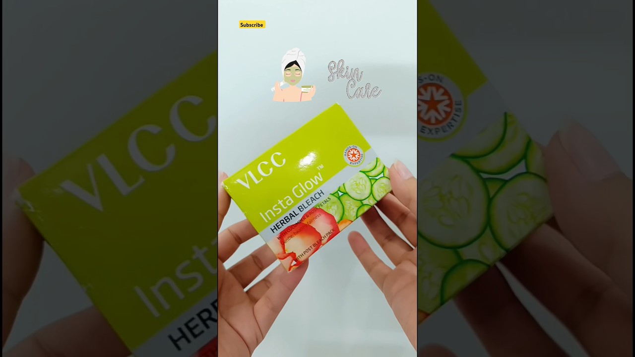 vlcc insta glow herbal bleach🌿 get instant glow 💕