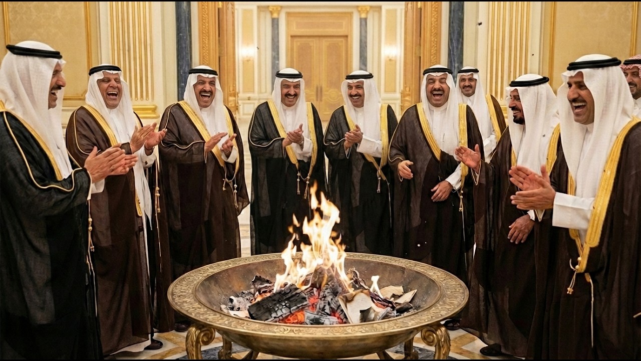 Saudi Royals Burned 50 Bibles For Fun Then JESUS Appears in Their Palace