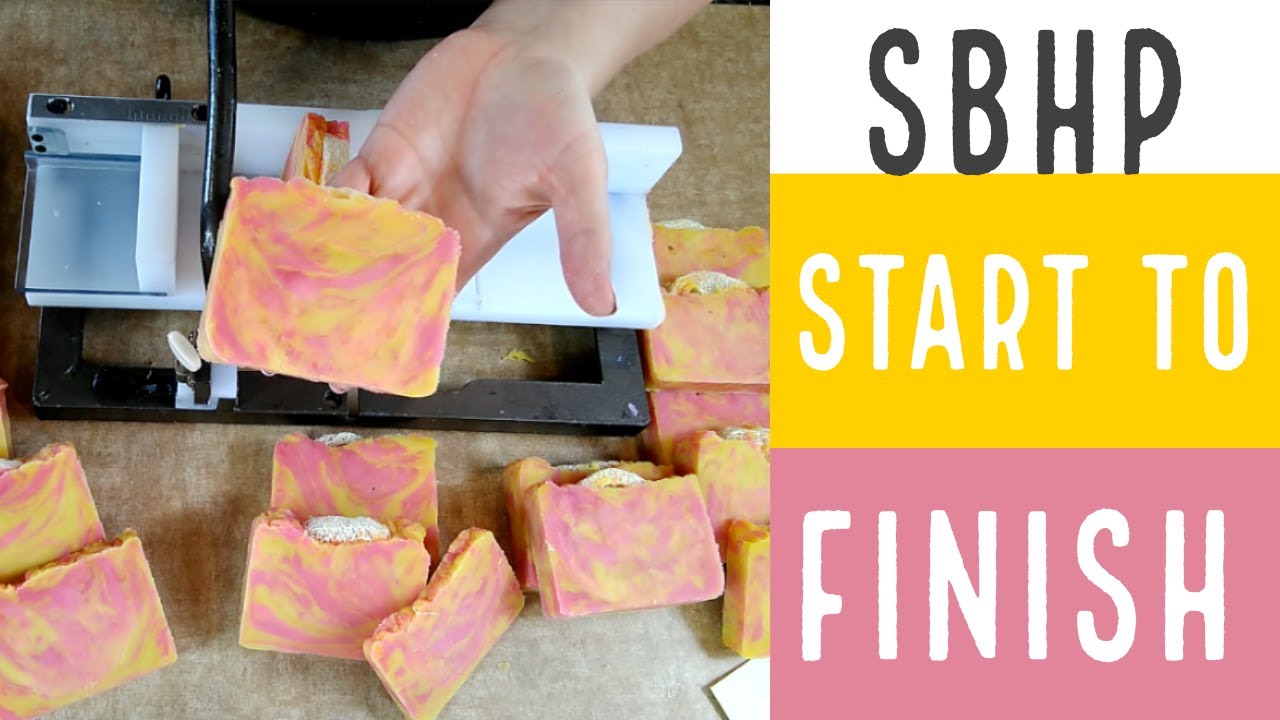 How To Make  Stick Blender Hot Process Soap Start to Finish Live