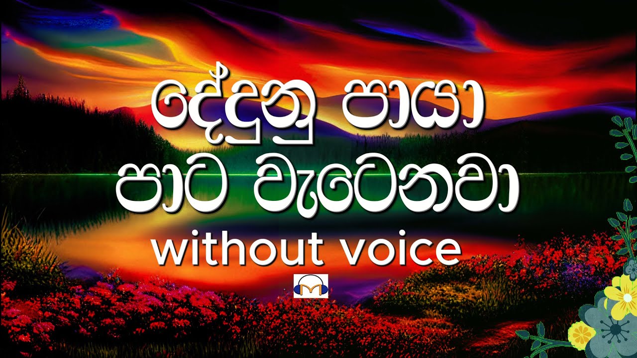 Dedunu Paya Karaoke (without voice) දේදුනු පායා | Sinhala Music Tracks