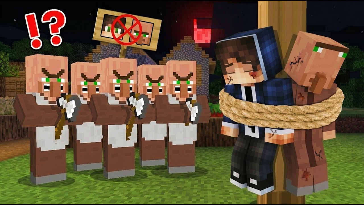 Rage i Kovalski Obe&scaron;eni Od Strane Villagera U Minecraftu 😱