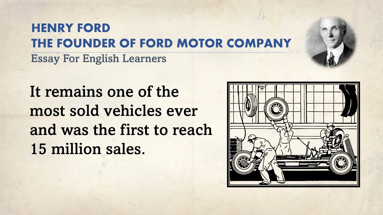 The Founder Of Ford Motor Company 🚘 Learn English With Audio Story