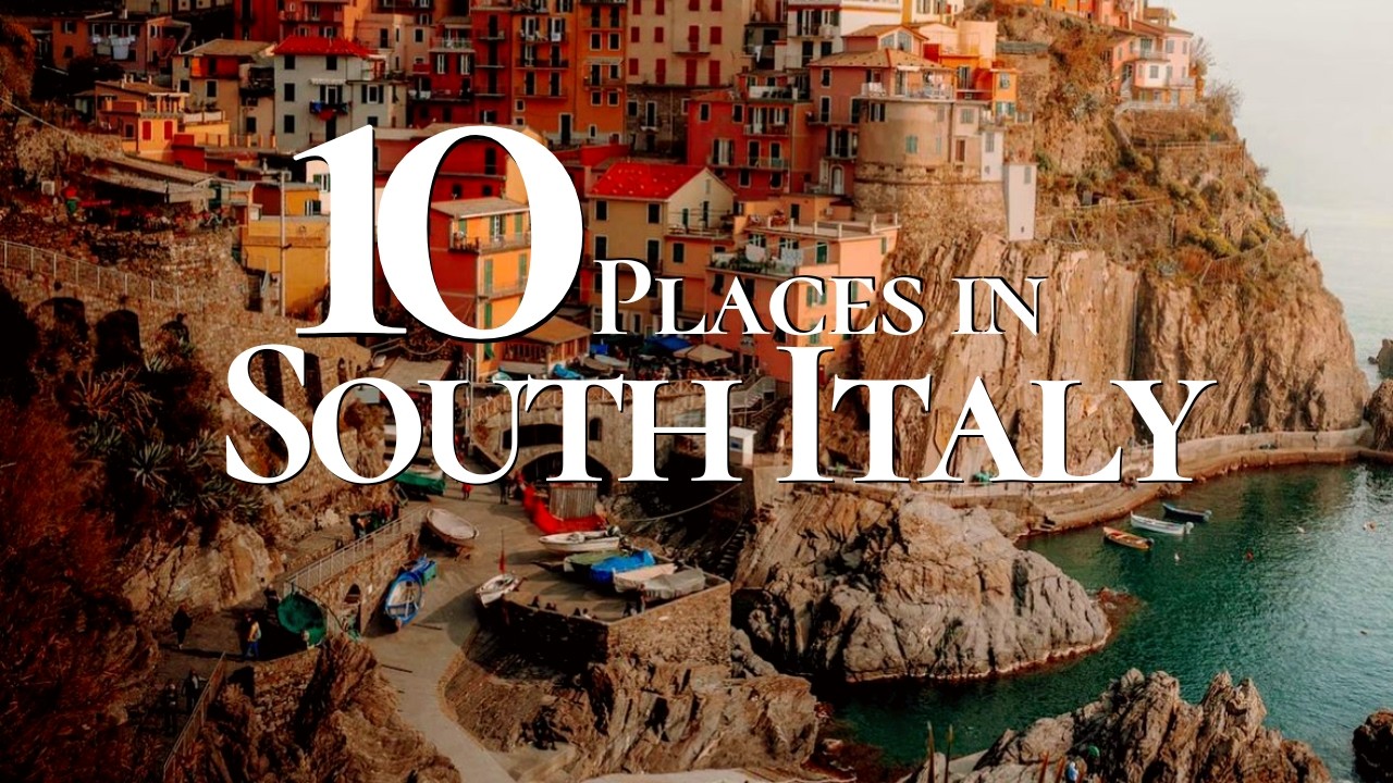 10 самых красивых мест для посещения на юге Италии в формате 4K 🇮🇹 | Куда поехать в Италии