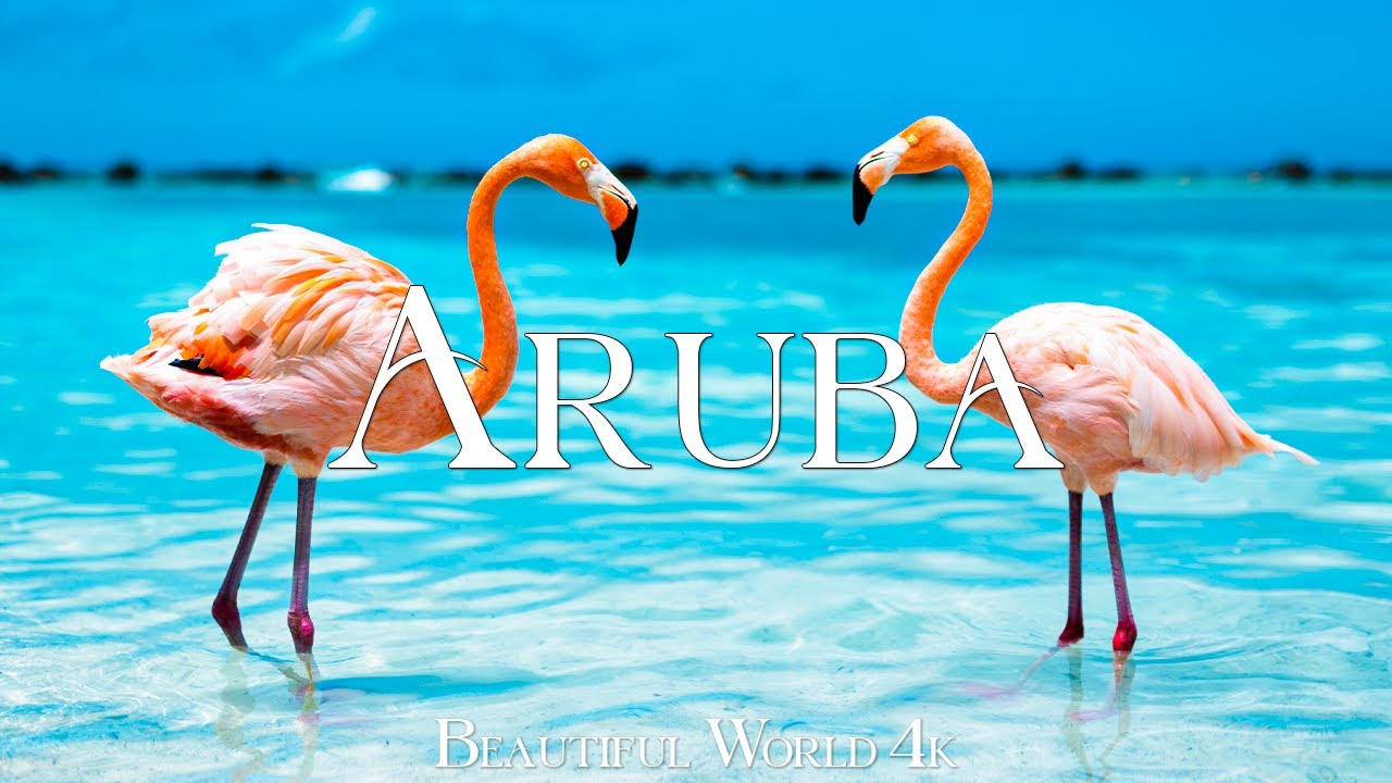 Aruba 4k Amazing Aerial Film - Meditation Relack Music - Красивая природа