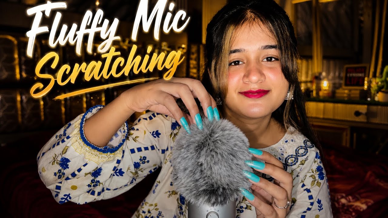 ASMR Fluffy Mic Scratching With Long Nails 💅 | BRAIN MELTING 