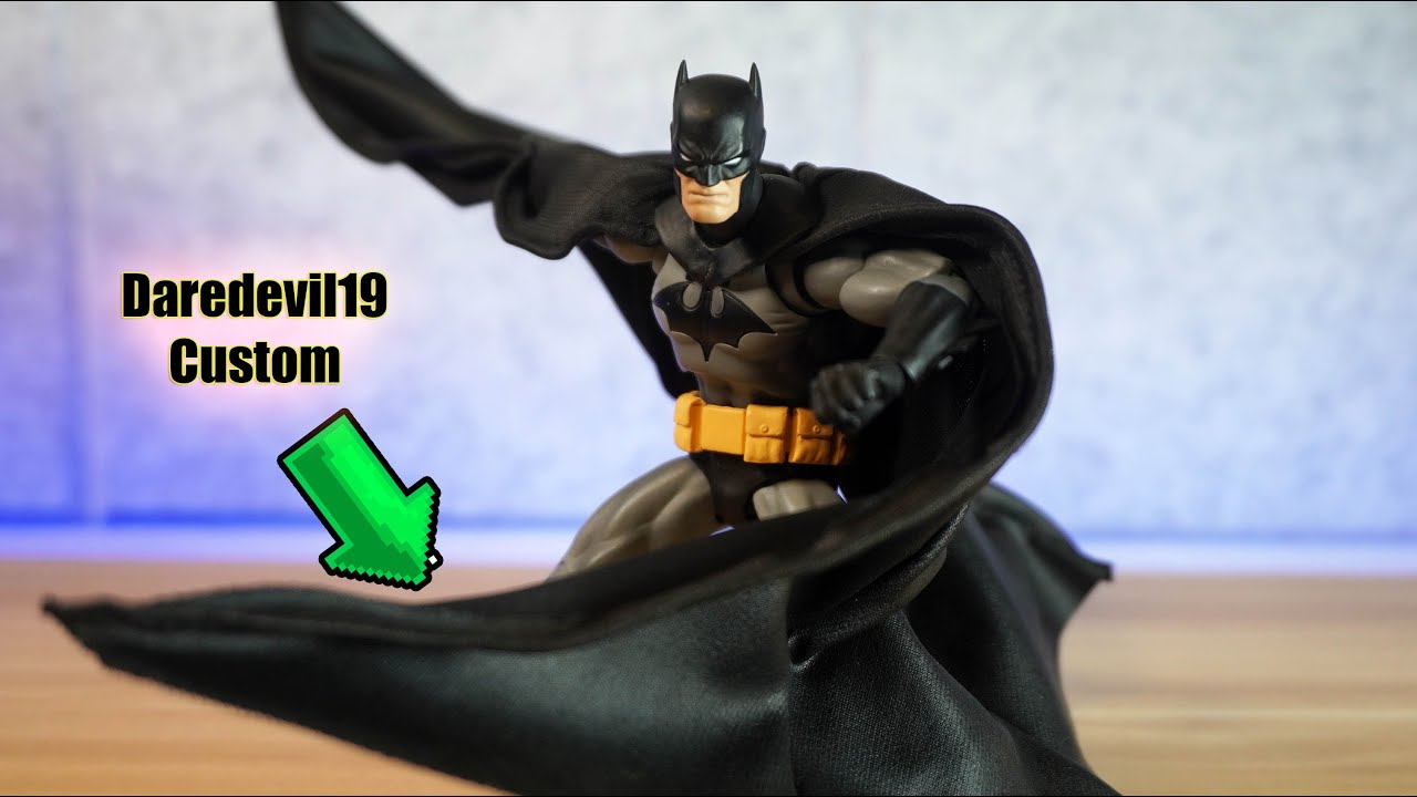 How to Install Daredevil19 Customs Batman Cape for Mafex Batman