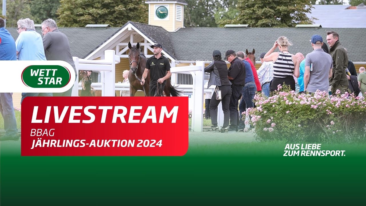 Livestream 30.08. BBAG JÄHRLINGS-AUKTION 2024