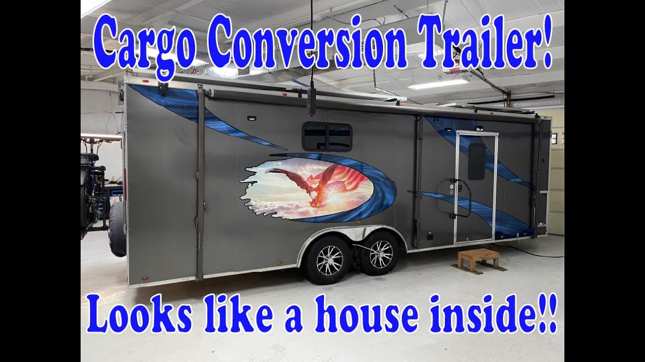 Cargo Conversion Trailer turned into a House!