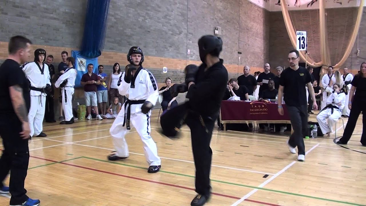 2015 TAGB Midlands Taekwondo Championships CJZ vs RAJ