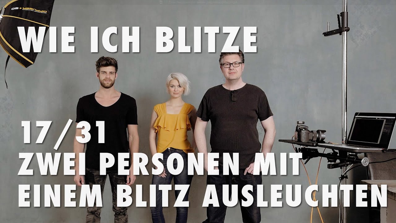 Wie ich blitze 17/31 - Zwei Personen mit einem Blitz ausleuchten