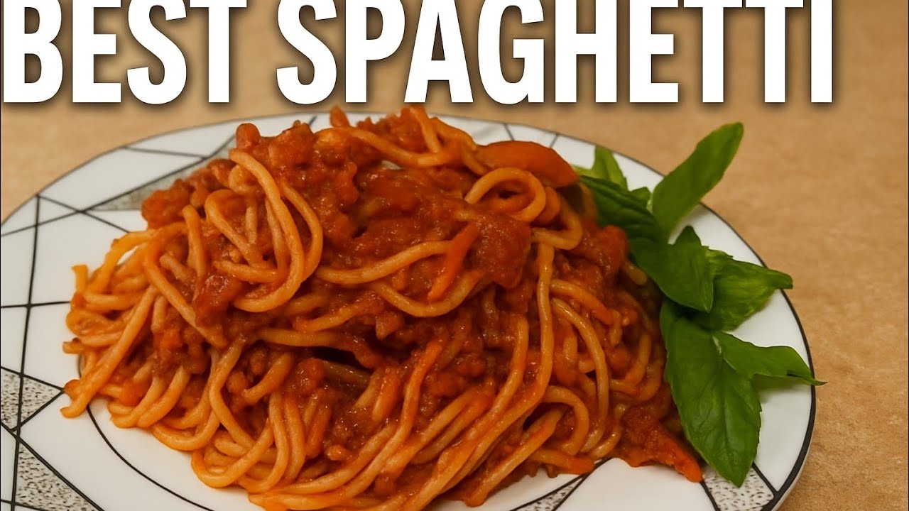 The Best Spaghetti You’ll Ever Make | Easy Homemade Spaghetti Recipe 🍝
