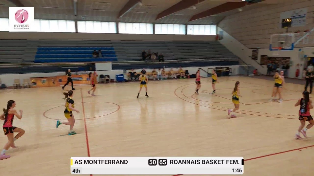 As montferrand vs Roannais Basket fem. - 07/04/2024
