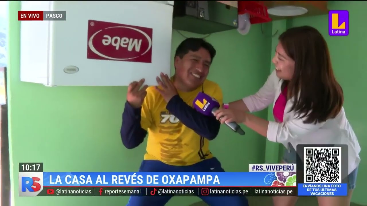 ¿Todo al revés?, Oxapampa te trae novedades que te pondrán de cabeza.