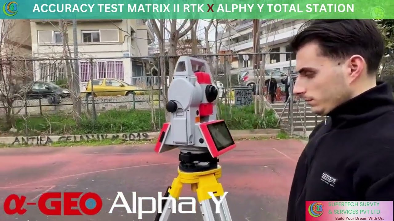 ACCURACY TEST MATRIX II RTK X ALPHY Y TOTAL STATION