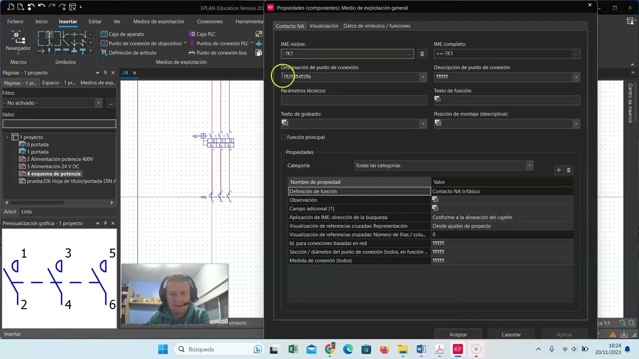 07#EPLAN EDUCATIÓN- arranque motor trifásico