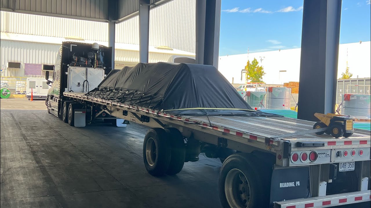 OTR Flatbed Trucking #43. Suicide coils securement and tarping.